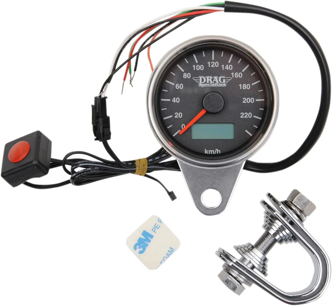 Drag Specialties Mini Electronic Speedometer