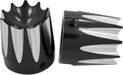 Avon Grips Front Axle Nut Cover - Black Anodized