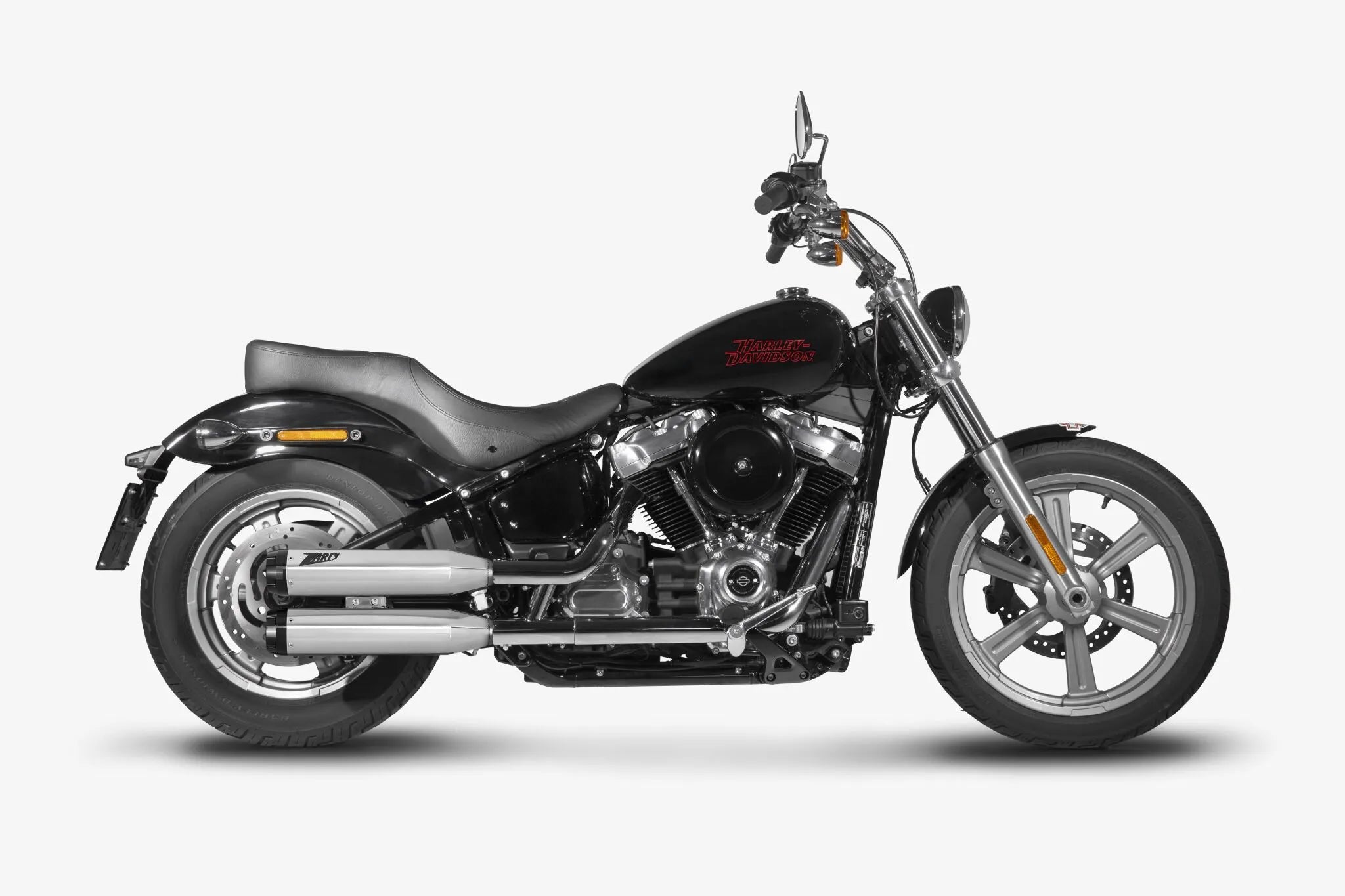Zard Overlapped Slip-ons Muffler For Hd-softail M8