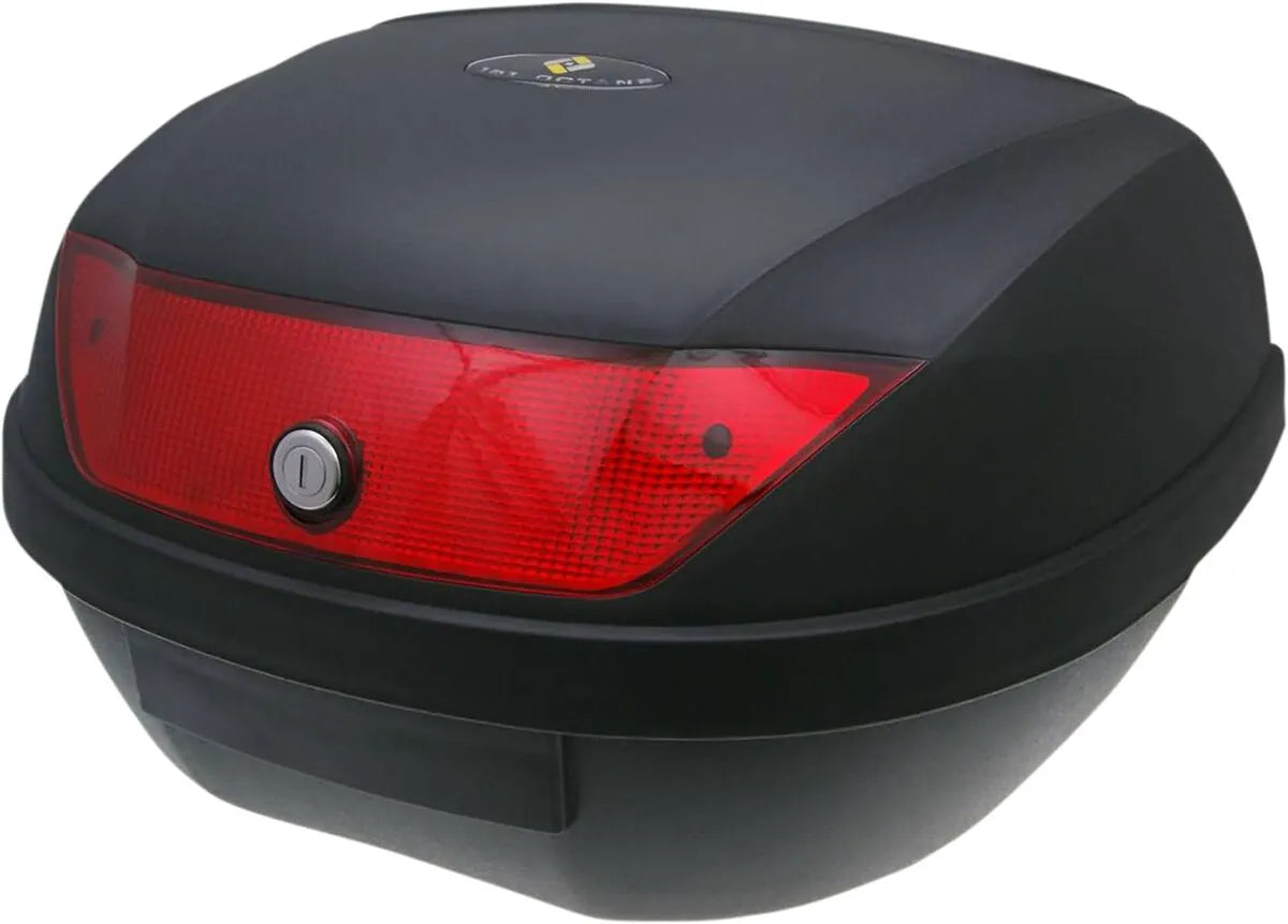 101 Octane Universal Top Case - Black Plastic