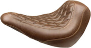 Mustang Wide Tripper Solo Seat - Brown