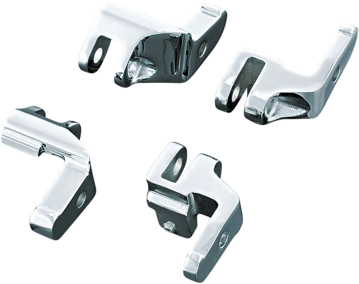 Kuryakyn Chrome Driver Floorboard Relocation Brackets