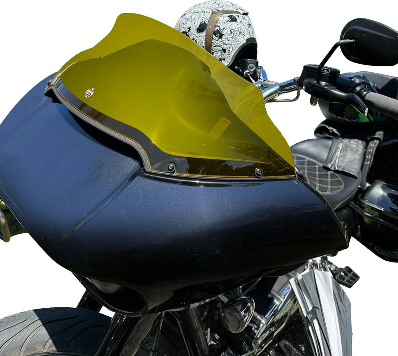 Klock Werks Kolor Flare™ Sport Windshield - Yellow