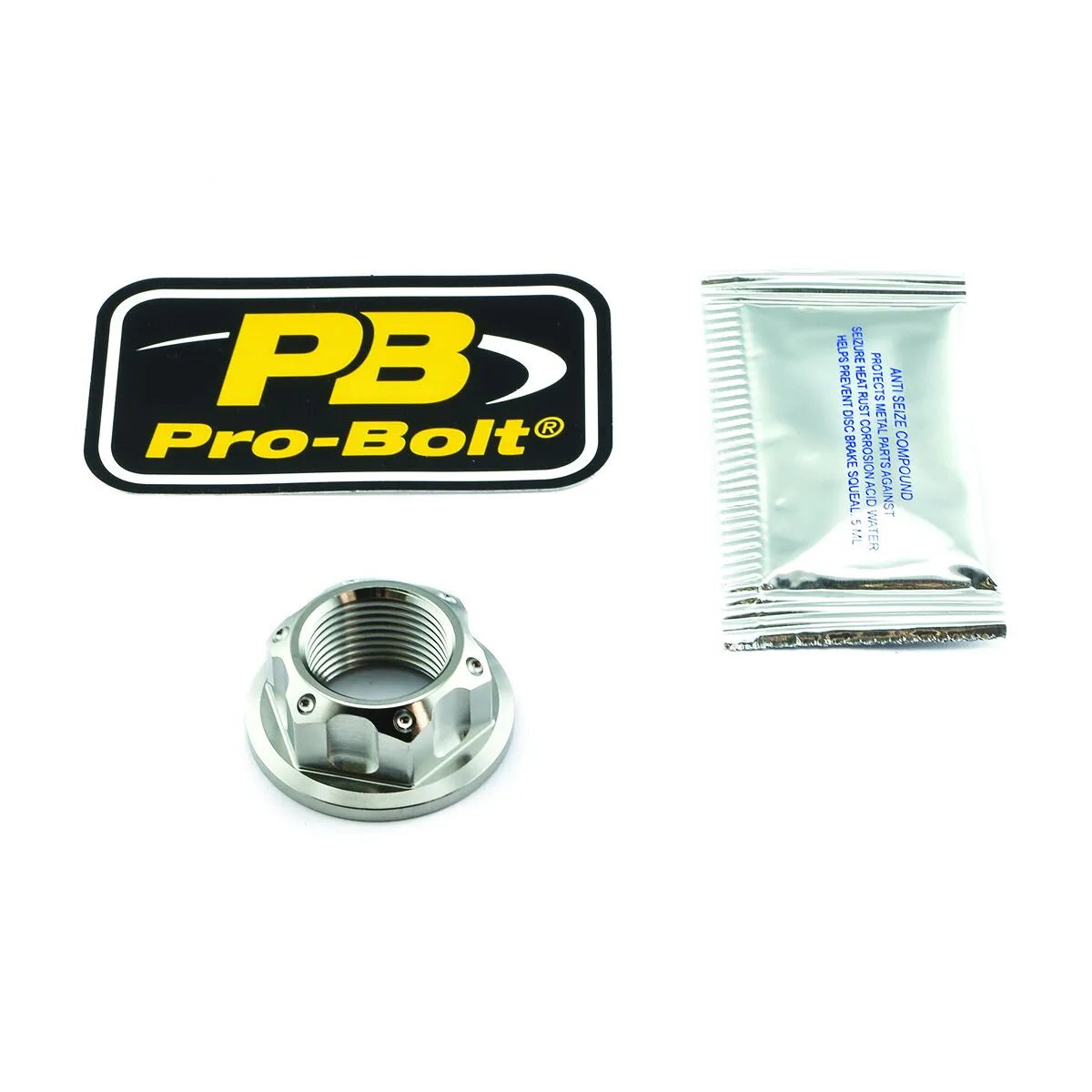 Pro Bolt Titan Axle Nut For Swingarm