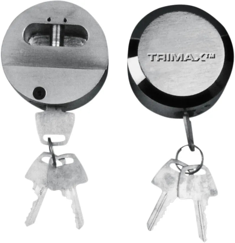 Trimax Hockey Puck Lock - Internal Shackle - Weather Resistant