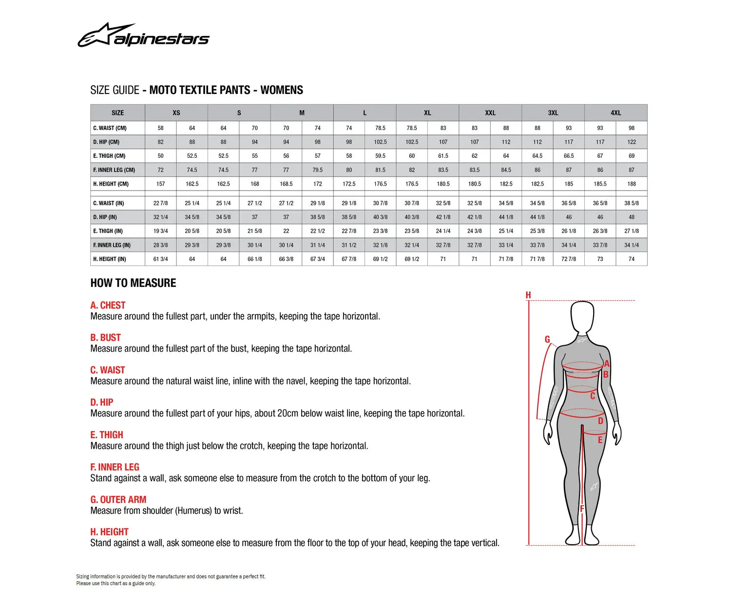 Alpinestars Stella Andes Air Drystar dame bukser - Sort