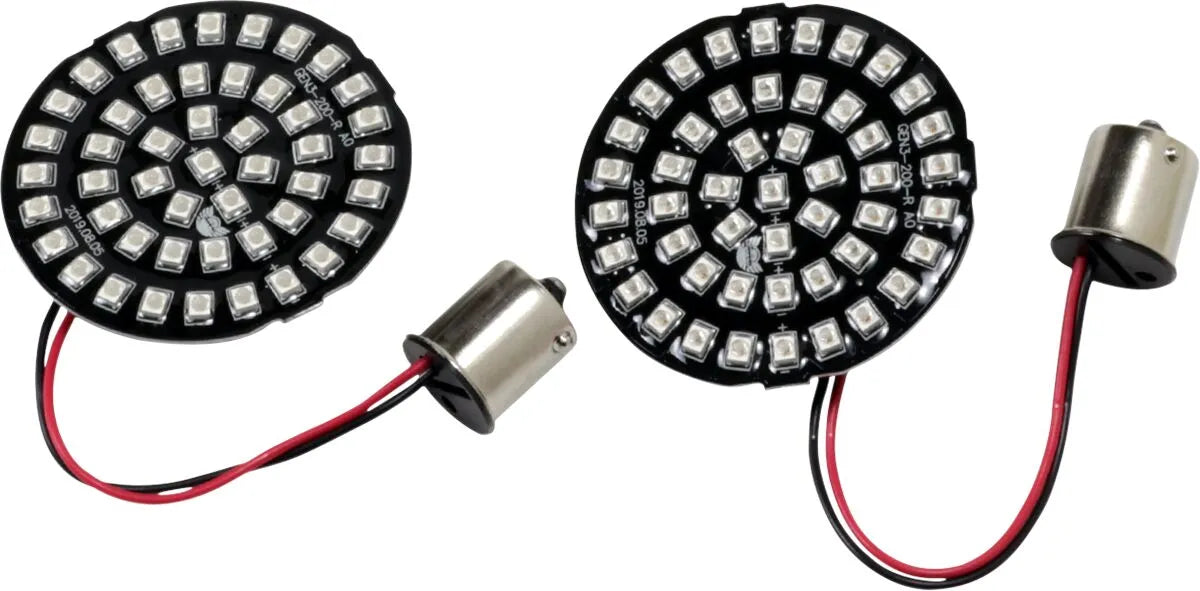 Drag Specialties Led Turn Signal Inserts - Red 1156