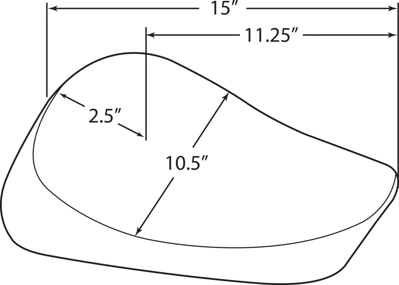 Drag Specialties Front Solo Vinyl Seat