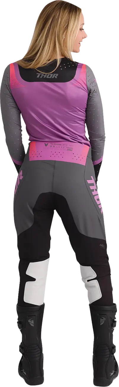 Thor Women's Sportmode Velocity Pants - Sort/Mørkegrå/Pink/Lilla