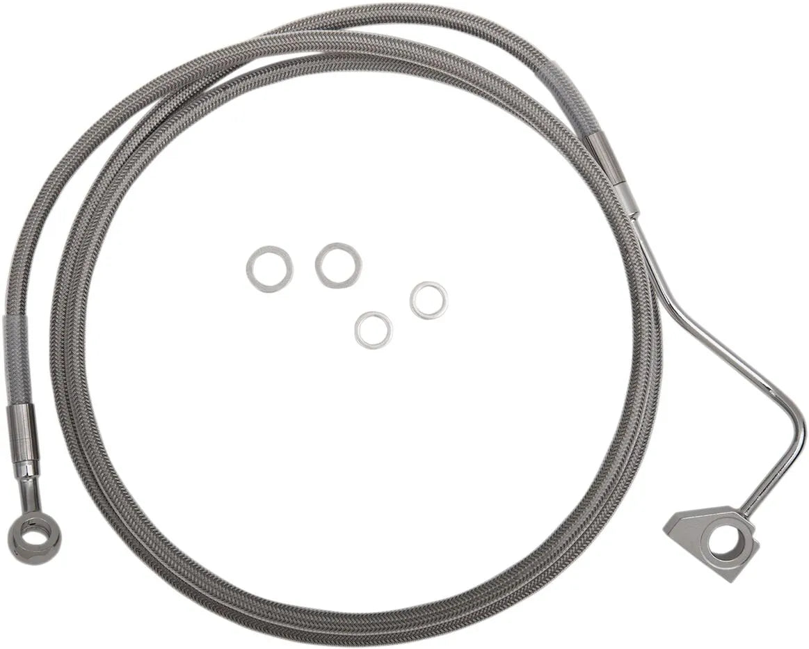 Drag Specialties Extended Brake Line Kit Abs 70.5"