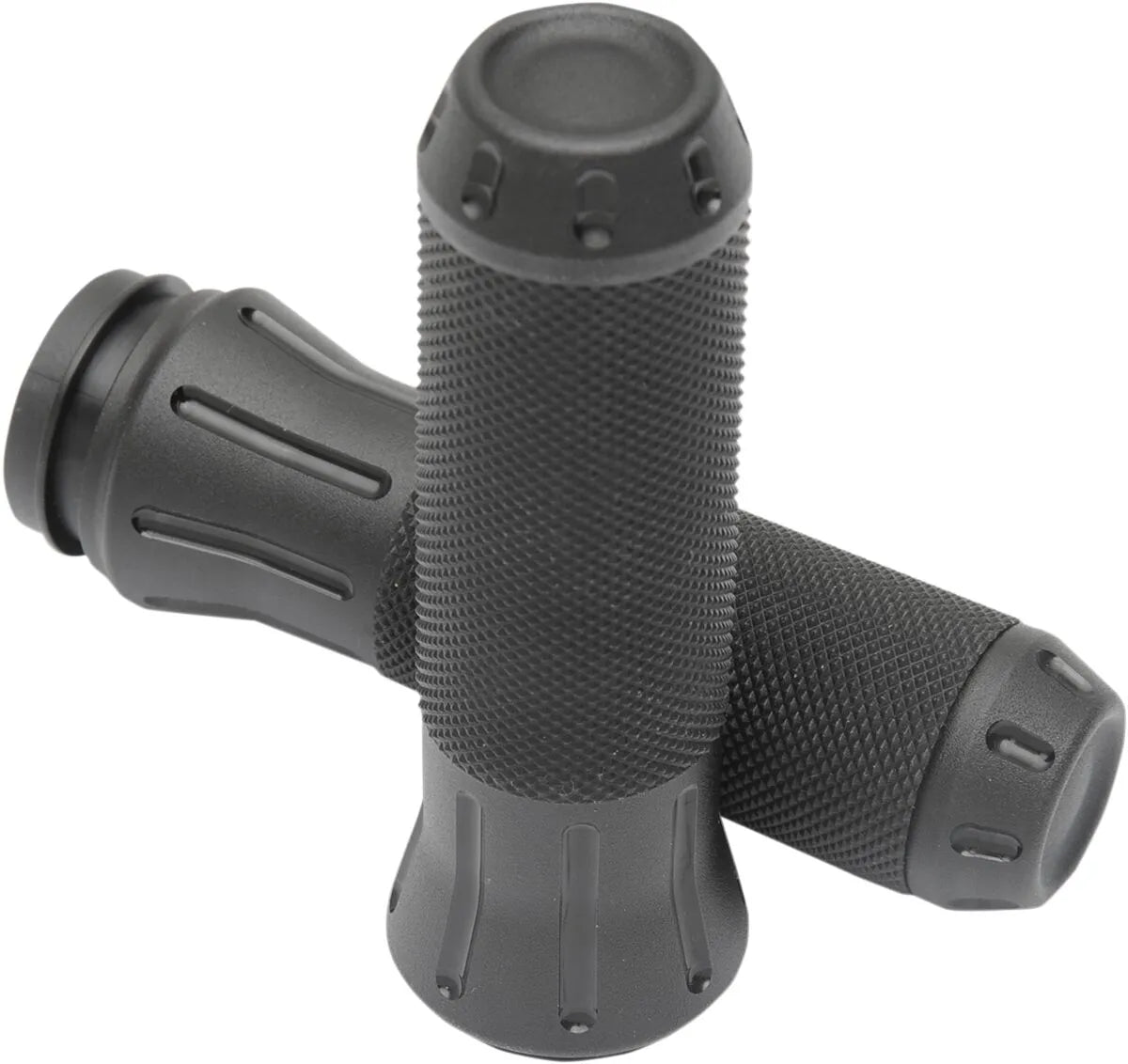 Drag Specialties Custom Grips - Black Anodized