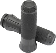 Drag Specialties Custom Grips - Black Anodized