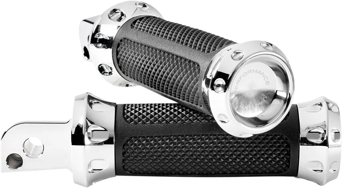 Performance Machine Overdrive Foot Pegs - Chrome