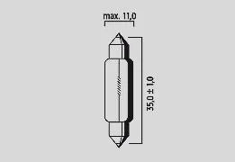 Flosser Festoons - 12v 5w Sv8.5 Bulb