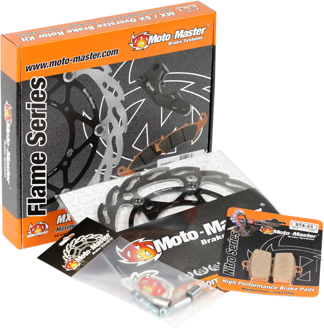 Moto-master Oversize Rear Flame Disc Kit 220mm