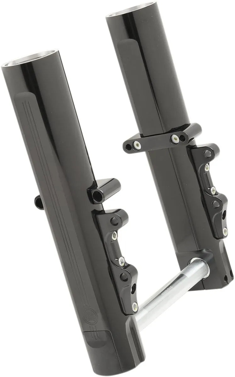 Performance Machine Fork Leg Kit - Billet Aluminum, Black