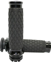 Avon Grips Diamond Contour Grips - Black Anodized