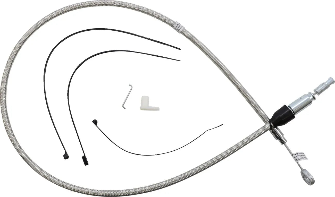 Magnum Shielding Quick Connect Clutch Cable Polished Stainless Steel