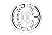 Sbs Offroad Organic Brake Shoes Set