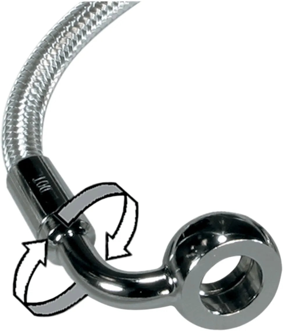 Magnum Shielding Front Brake Line For Non-abs Models