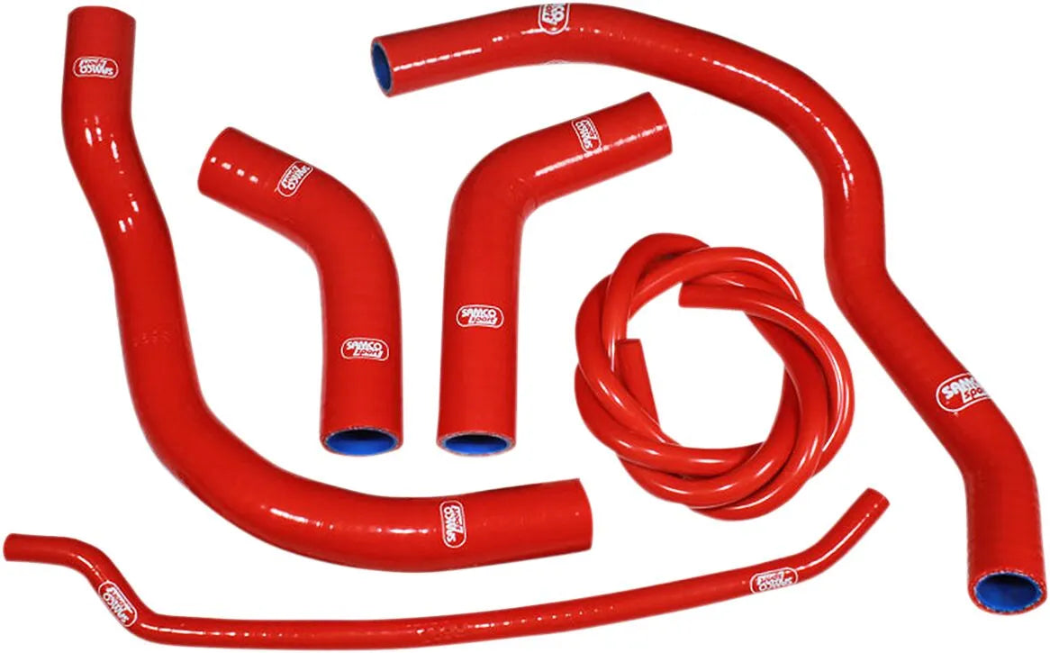 Samco Sport Radiator Hose Kit Red Silicone