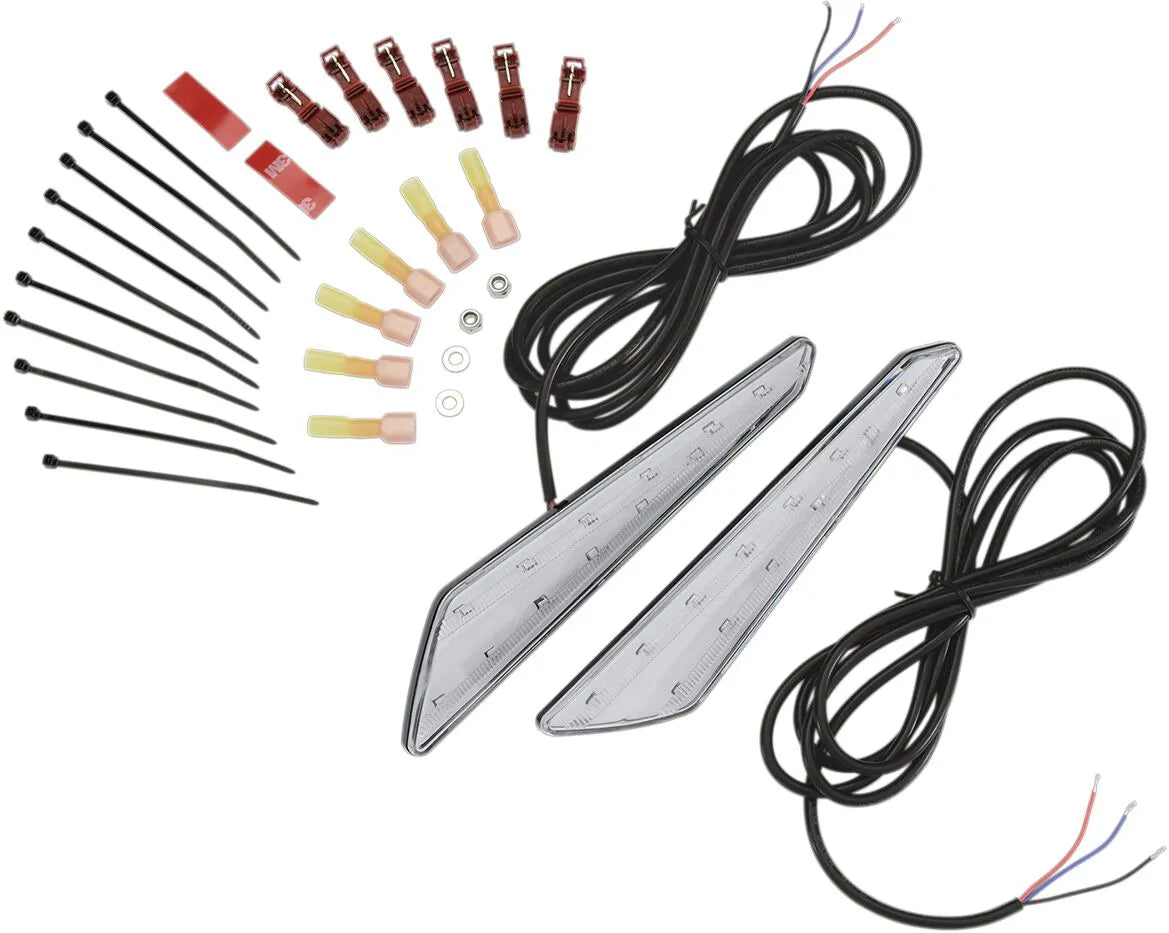 Show Chrome Led Marker Lights - Red