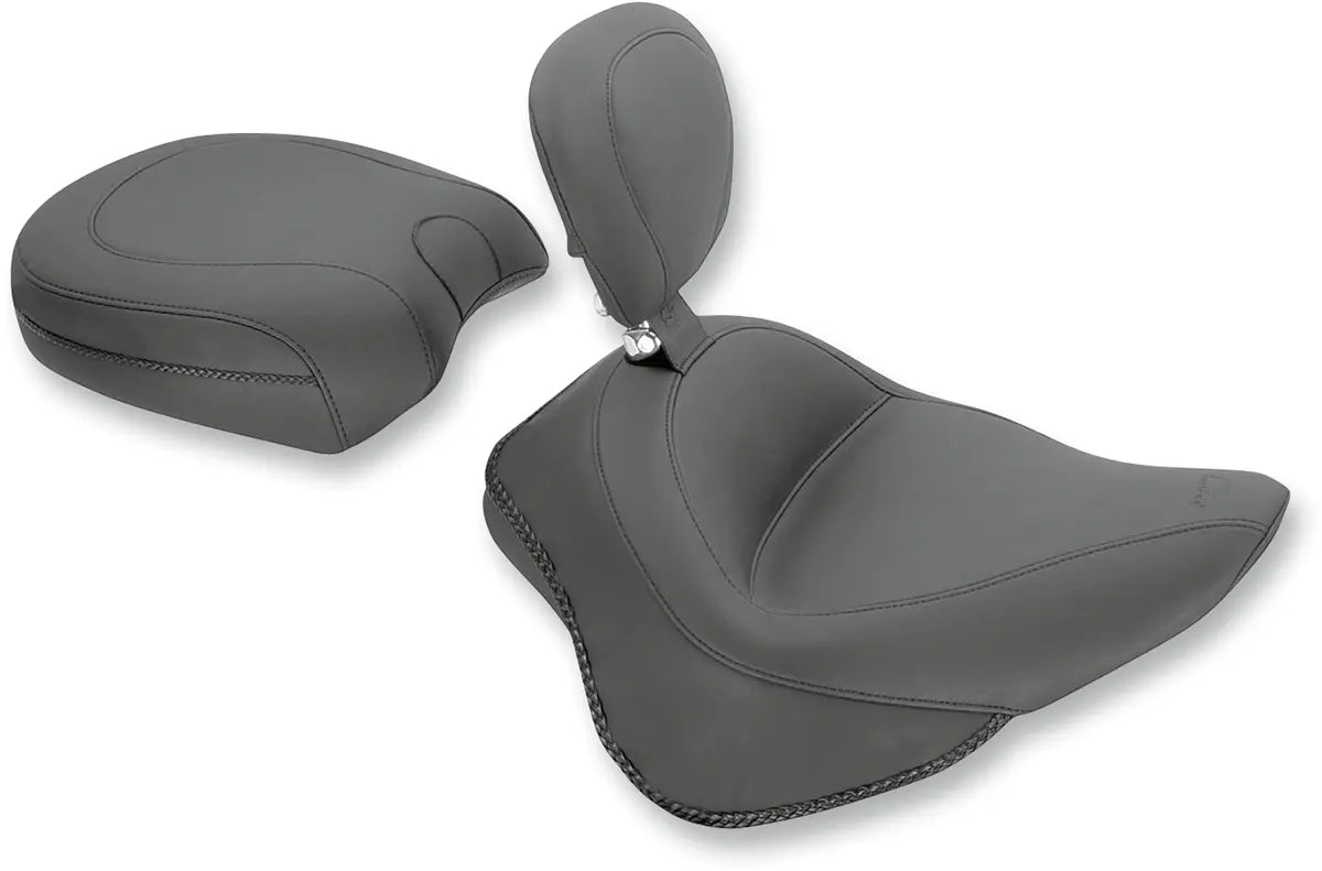 Mustang Wide Solo Seat With Backrest