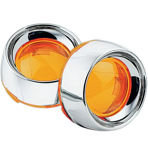 Kuryakyn Deep-dish Bezels For Bullet Turn Signals