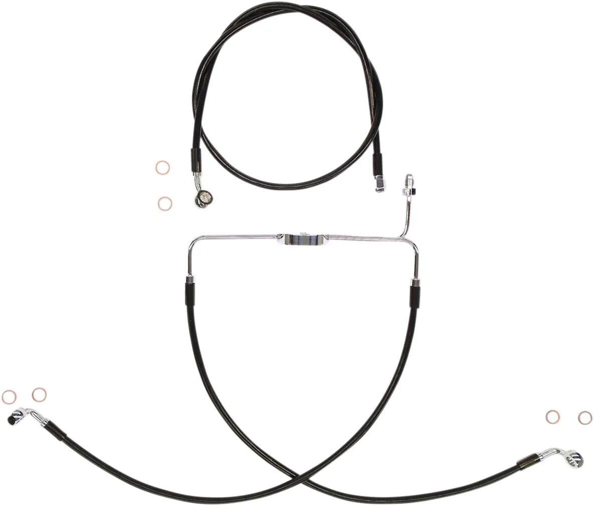 Magnum Shielding Xr Stainless Front Brake Line Kit - Non-abs