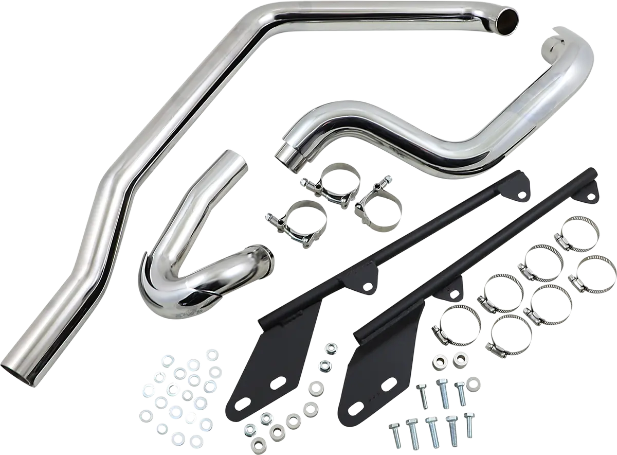Bassani Xhaust Power Curve True-dual Header Pipes For Softail