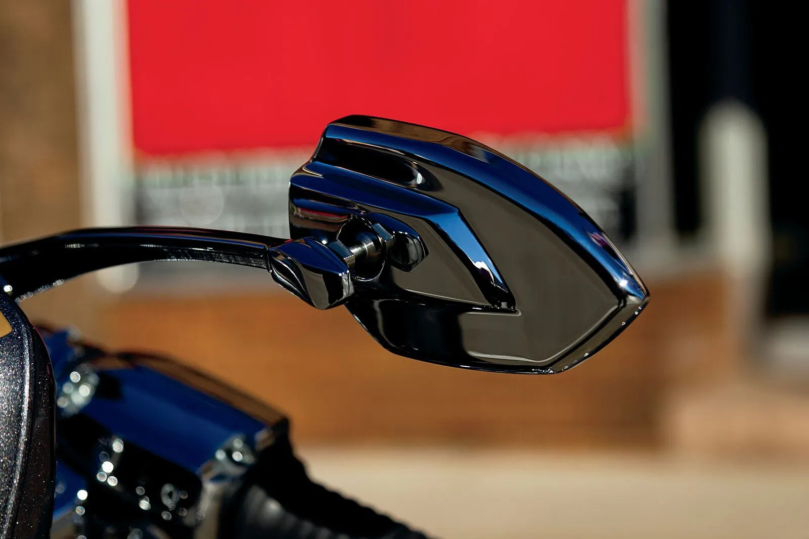 Kuryakyn Phantom Mirrors - Black Anodized