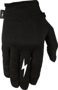 Thrashin Supply Co. Stealth Leather Palm Gloves - Black