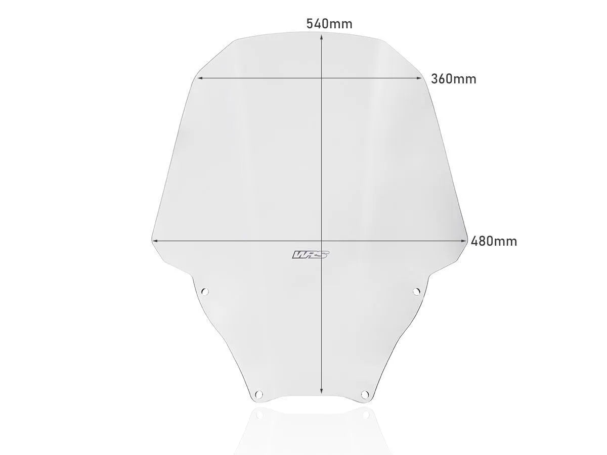 Wrs Scooter Windscreen - Forbedret kørekomfort