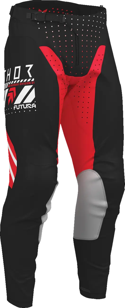 Thor Launchmode Futura Pants - Black/Gray/Red/White