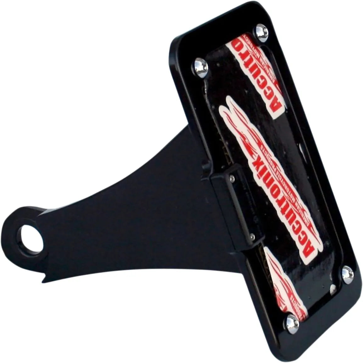 Accutronix Side Mount License Plate With Led For Harley Davidson