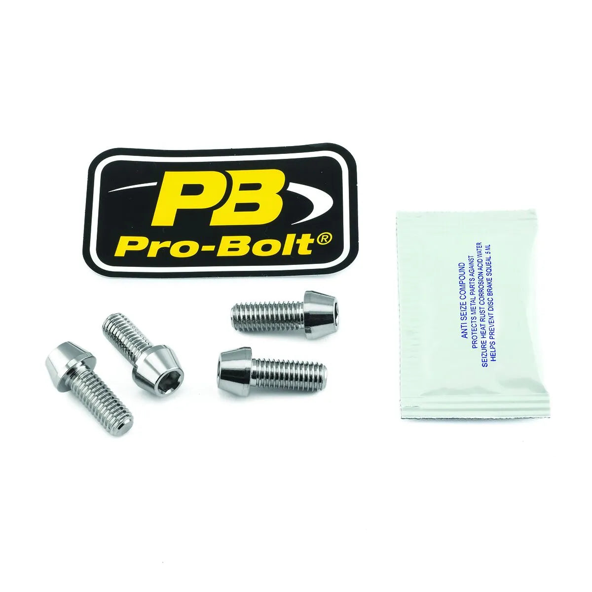Pro Bolt Axle Pinch Bolt Kit Stainless Steel Front