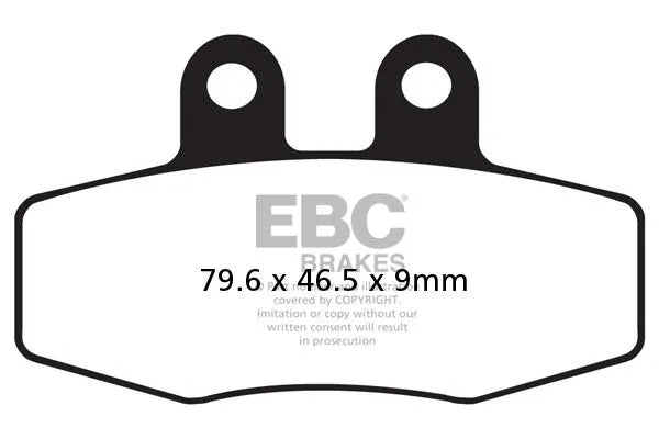 Ebc Fa Series Organic Brake Pads