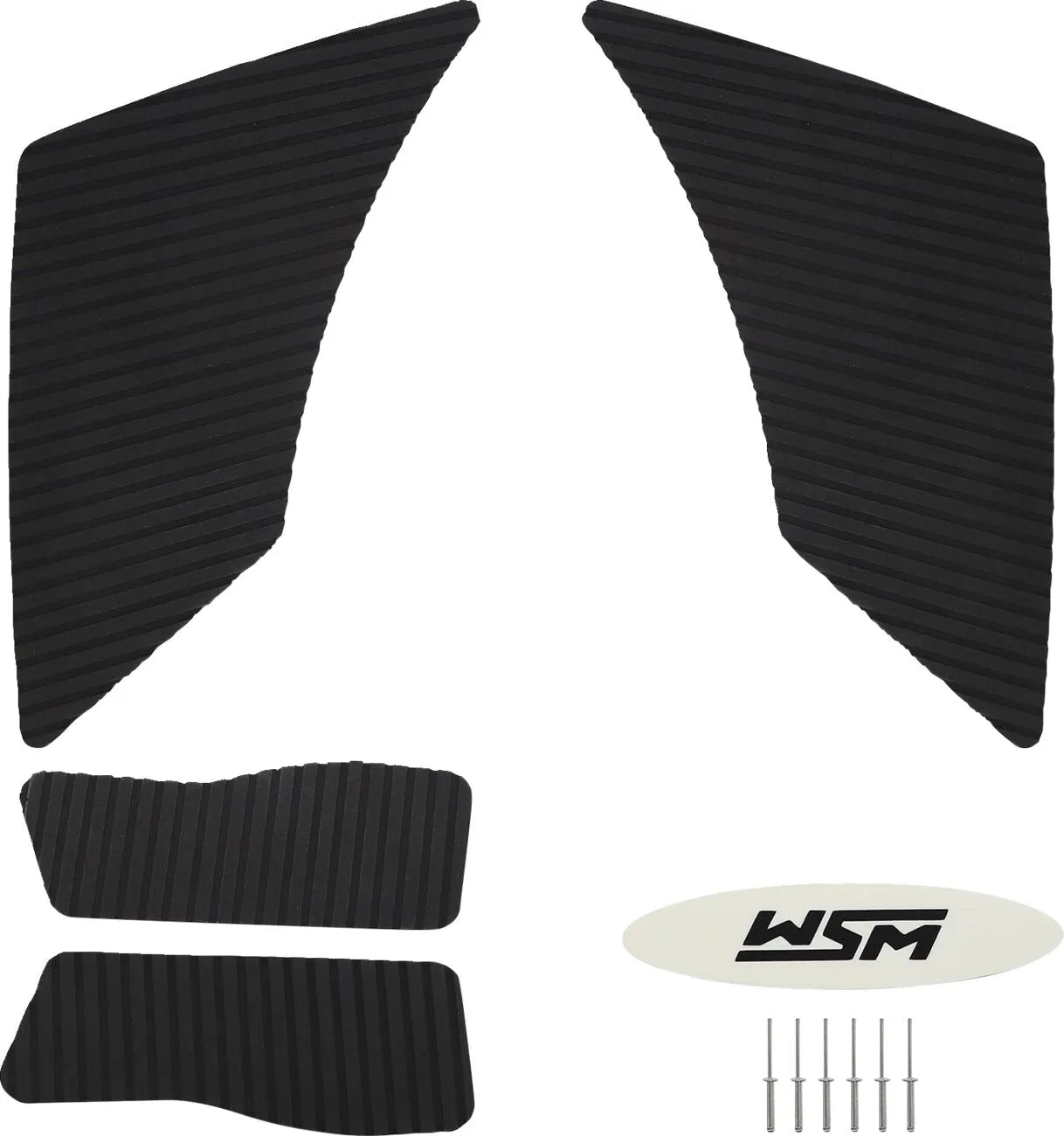 Wsm Black Traction Mat Set