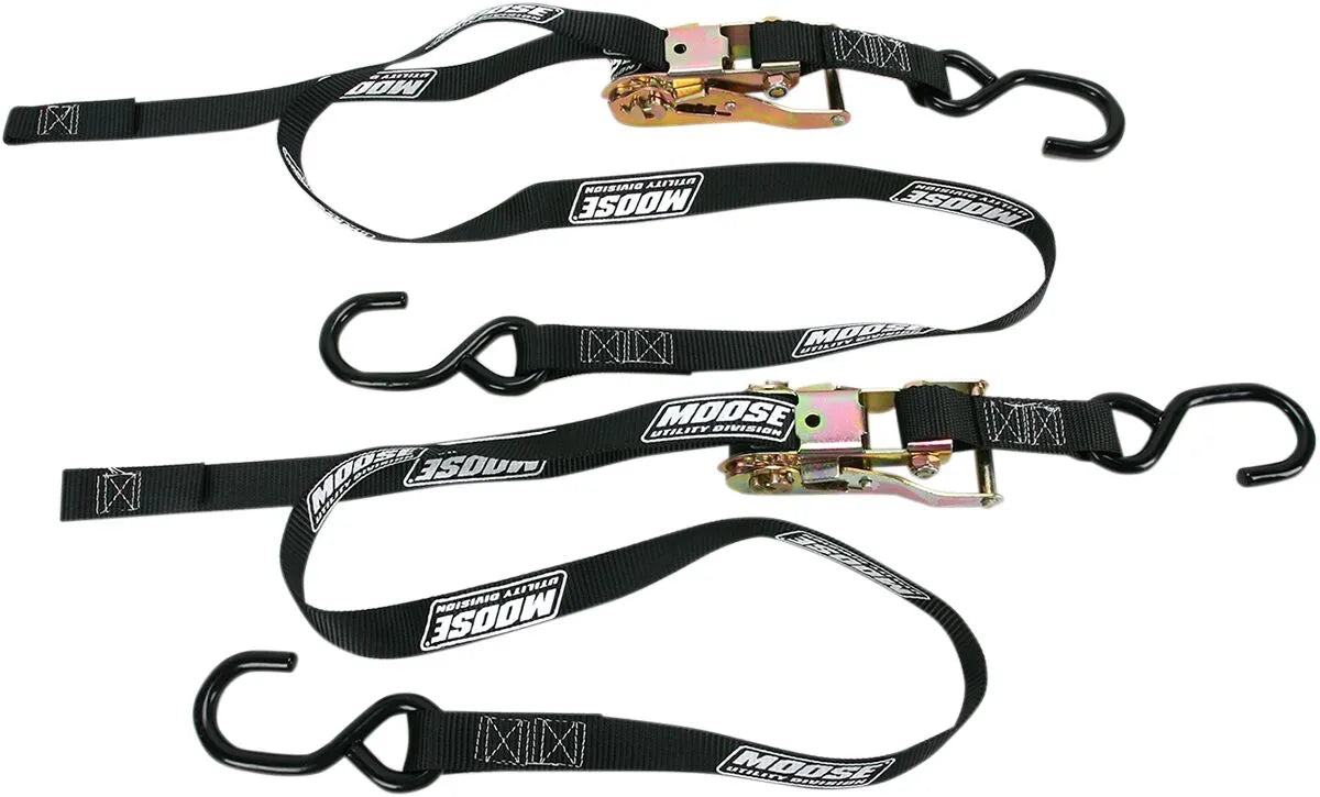 Moose Offroad Heavy-duty Tie-downs With Rubber-coated Hooks