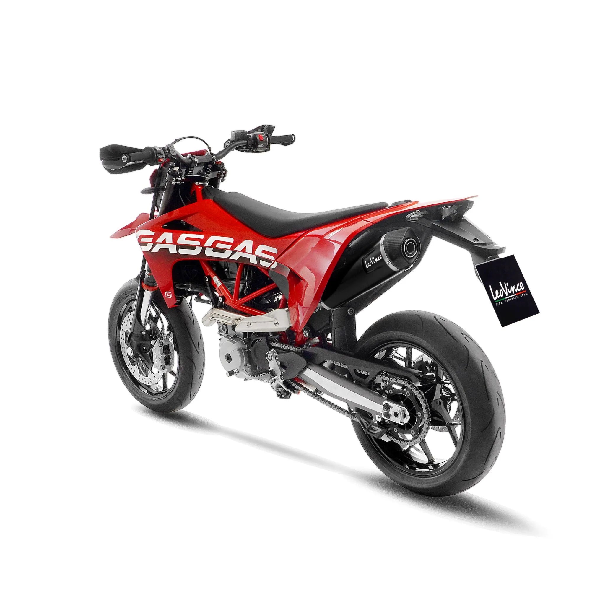 Leovince Nero Slip-on Muffler - Dark Aggressive Style