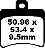 Ebc Sfa Series Organic Brake Pads For Scooters