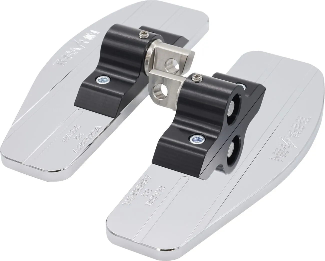 Thrashin Supply Co. Mini Floorboards - Chrome