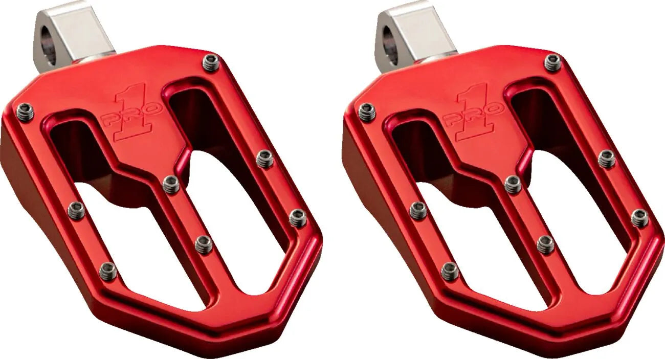 Pro-one Moto V1 Foot Pegs - Red