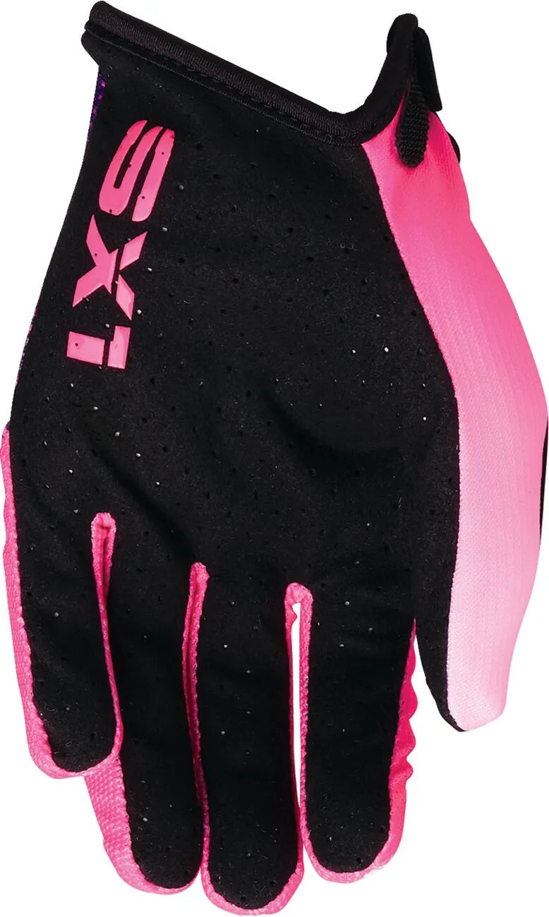Moose Offroad Youth Sx1™ Gloves - Black/Pink/Purple/White