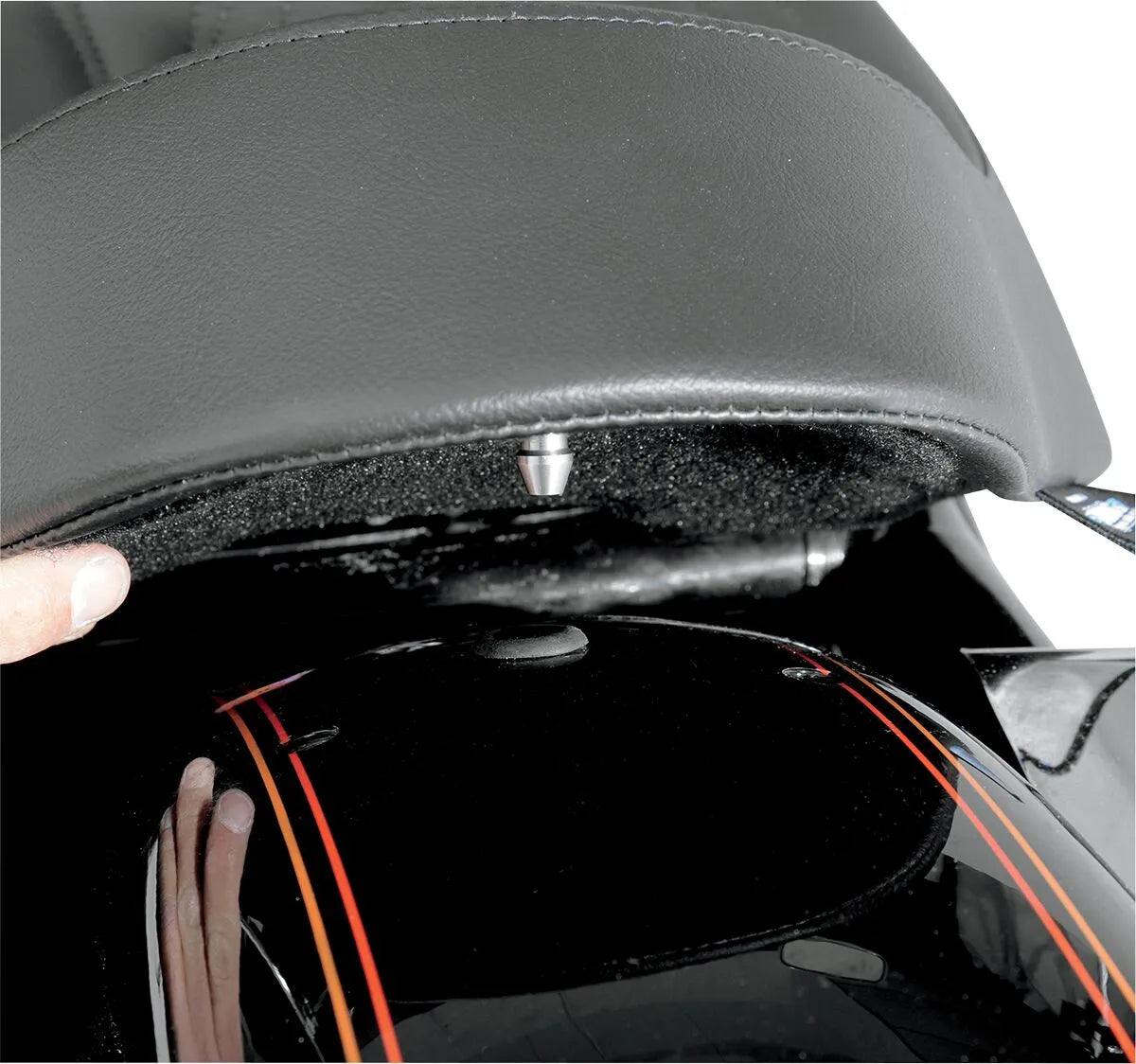 Drag Specialties Backrest Compatible Solo Seat