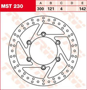 Trw Round Fixed Brake Rotor For Motorcycle
