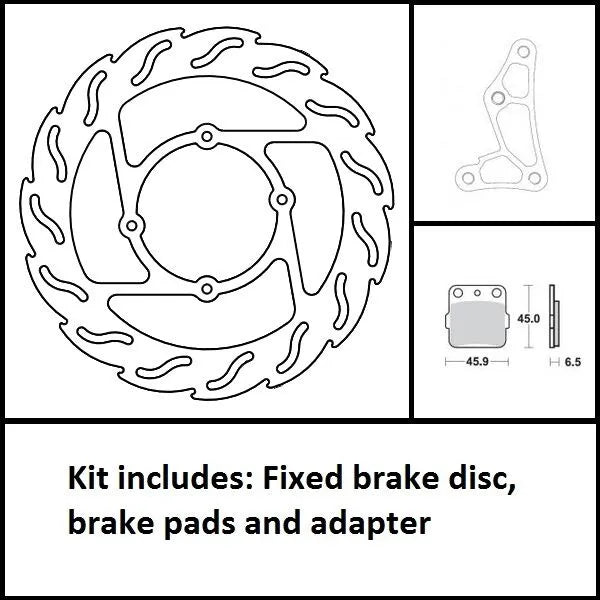 Moto-master 260 Mm Oversize Floating Rotor Brake Kit