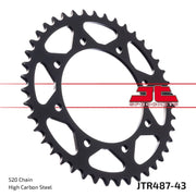 Jt Sprockets Rear Sprocket - Black Zinc Finish