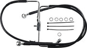 Drag Specialties Extended Brake Line 31" Stainless Steel Front