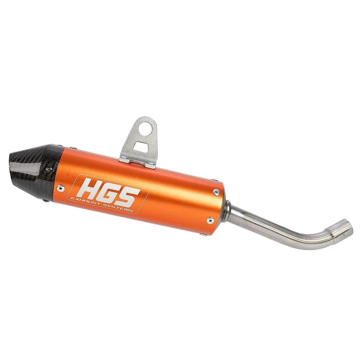 Hgs 2-stroke Silencer With Carbon Fiber End Cap